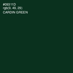 #09311D - Cardin Green Color Image