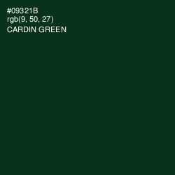 #09321B - Cardin Green Color Image