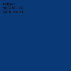 #093977 - Catalina Blue Color Image