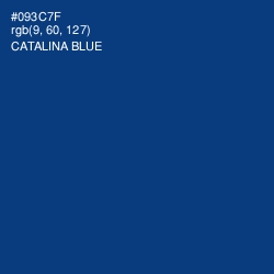 #093C7F - Catalina Blue Color Image