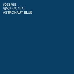 #093F65 - Astronaut Blue Color Image