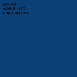 #094075 - Chathams Blue Color Image