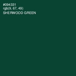 #094331 - Sherwood Green Color Image