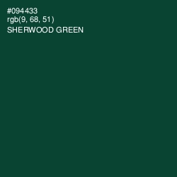 #094433 - Sherwood Green Color Image