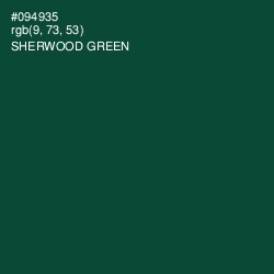 #094935 - Sherwood Green Color Image