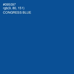 #095097 - Congress Blue Color Image