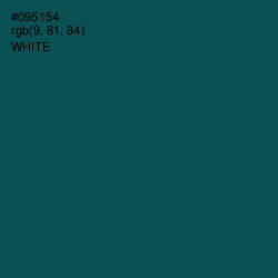 #095154 - Deep Sea Green Color Image