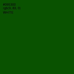 #095300 - Dark Fern Color Image