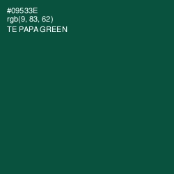 #09533E - Te Papa Green Color Image