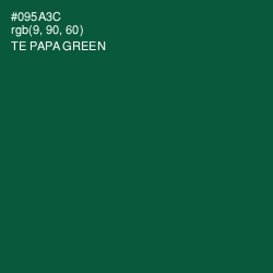 #095A3C - Te Papa Green Color Image