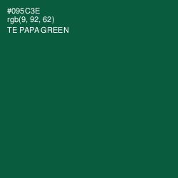 #095C3E - Te Papa Green Color Image