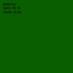 #095F00 - Dark Fern Color Image