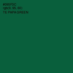 #095F3C - Te Papa Green Color Image