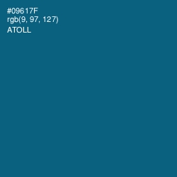 #09617F - Atoll Color Image