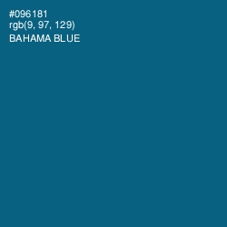 #096181 - Bahama Blue Color Image