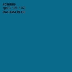 #096B89 - Bahama Blue Color Image