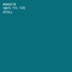 #096E7B - Atoll Color Image