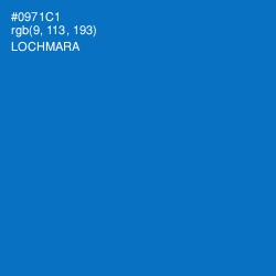 #0971C1 - Lochmara Color Image