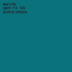 #09727B - Surfie Green Color Image