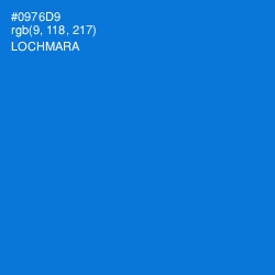 #0976D9 - Lochmara Color Image