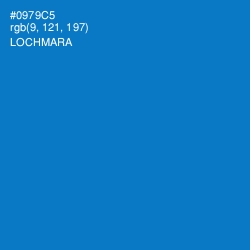 #0979C5 - Lochmara Color Image