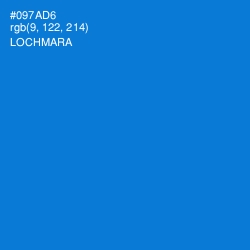 #097AD6 - Lochmara Color Image