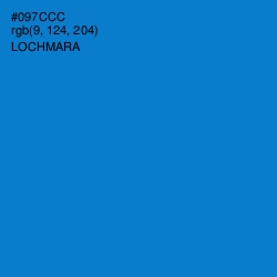 #097CCC - Lochmara Color Image