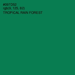 #097D52 - Tropical Rain Forest Color Image