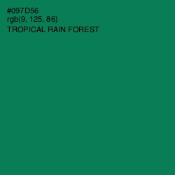 #097D56 - Tropical Rain Forest Color Image