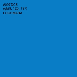 #097DC5 - Lochmara Color Image