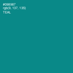 #098987 - Teal Color Image