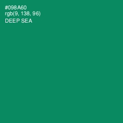 #098A60 - Deep Sea Color Image