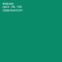 #098A69 - Observatory Color Image