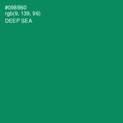 #098B60 - Deep Sea Color Image