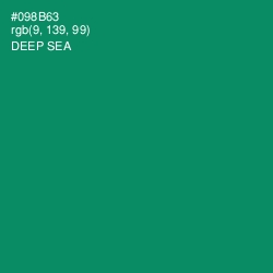 #098B63 - Deep Sea Color Image