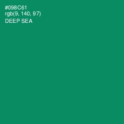 #098C61 - Deep Sea Color Image