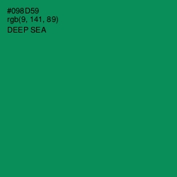 #098D59 - Deep Sea Color Image