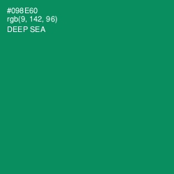 #098E60 - Deep Sea Color Image