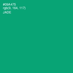 #09A475 - Jade Color Image