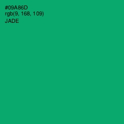 #09A86D - Jade Color Image