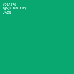#09A870 - Jade Color Image