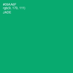 #09AA6F - Jade Color Image