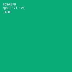 #09AB79 - Jade Color Image