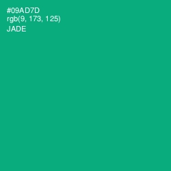 #09AD7D - Jade Color Image