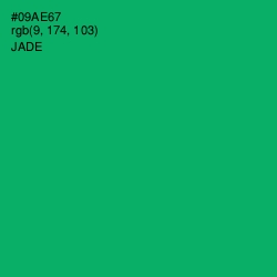 #09AE67 - Jade Color Image