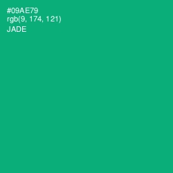 #09AE79 - Jade Color Image