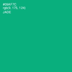 #09AF7C - Jade Color Image