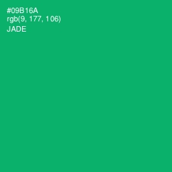 #09B16A - Jade Color Image