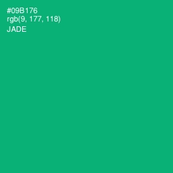 #09B176 - Jade Color Image