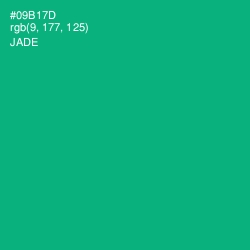 #09B17D - Jade Color Image